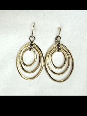 Gold Multi-Hoop Drop Earrings - Women Jewelry